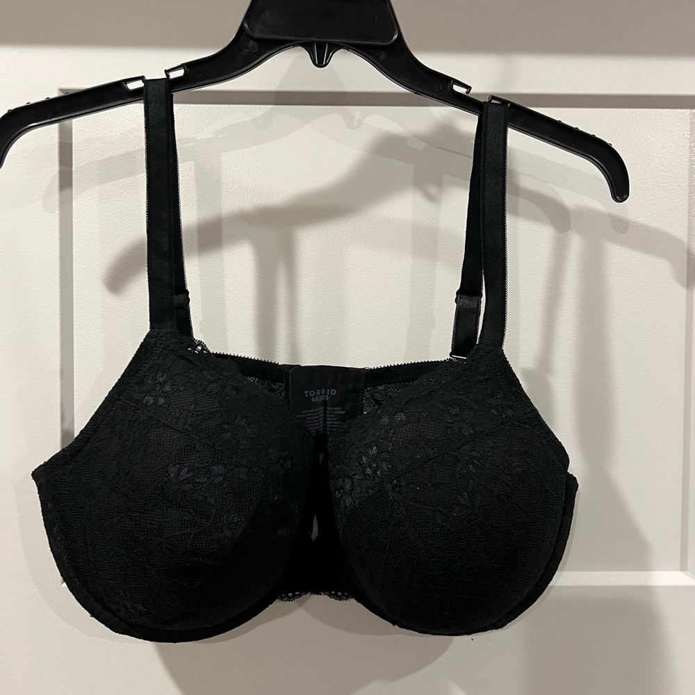 Torrid Elegant Black Lace Bra
